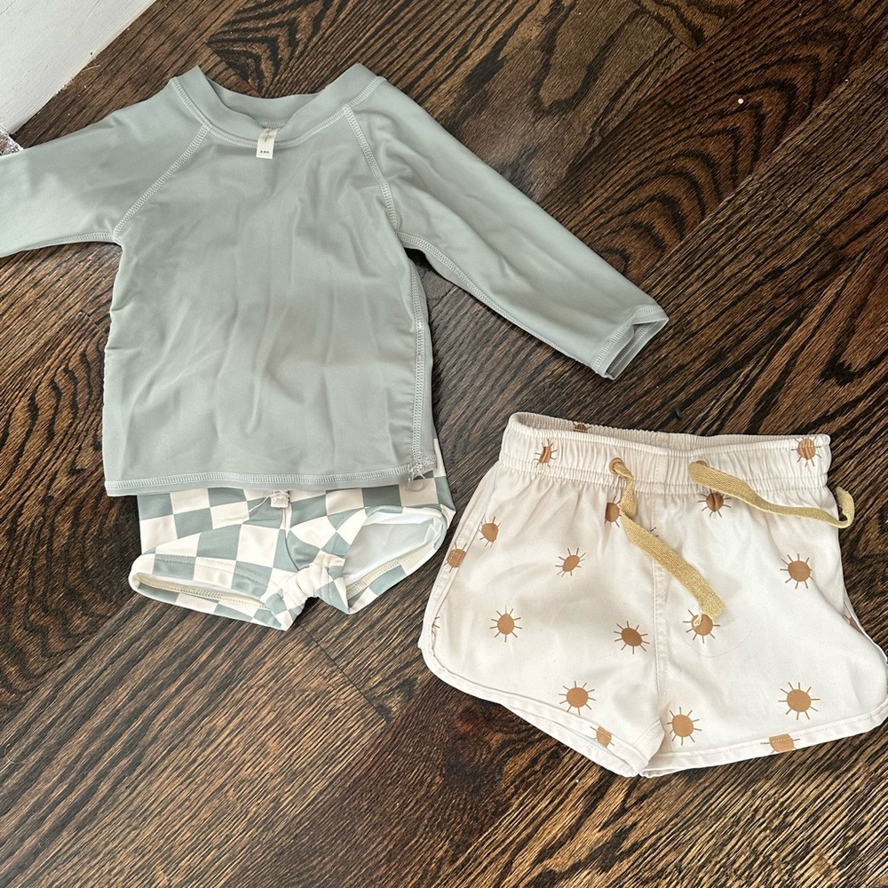 Rylee & Cru baby boy bathing suits